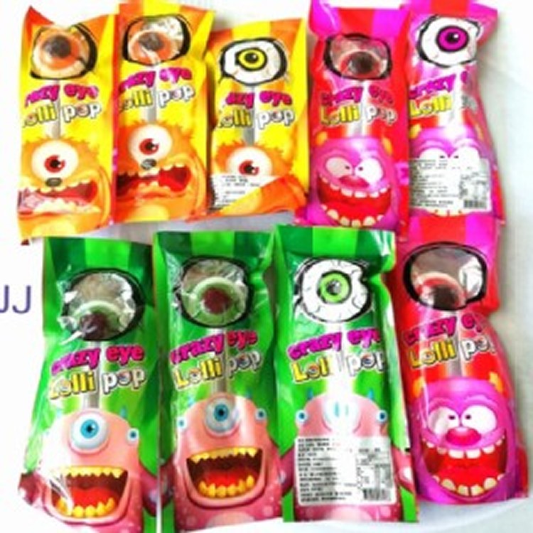 萬聖節怪眼球棒棒糖一盒=10g X 30支入