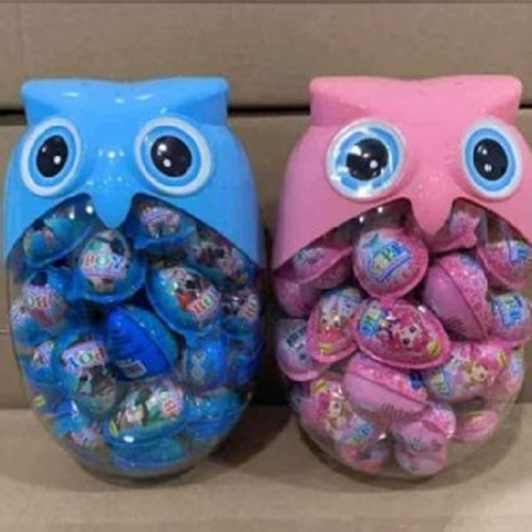 泰國貓頭鷹造型桶裝出奇蛋（60入）