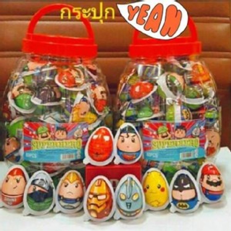 卡通出奇蛋60入/桶