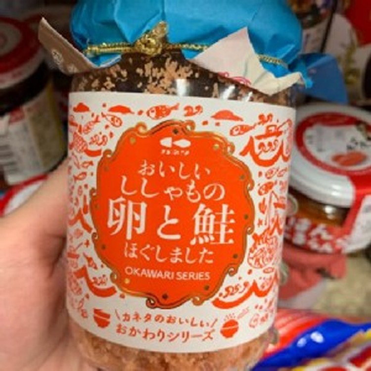 日本金田魚鬆 柳葉魚卵鮭魚鬆120g