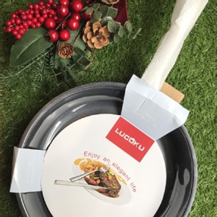 瑞士LUCUKU #304不鏽鋼平底鍋/26公分