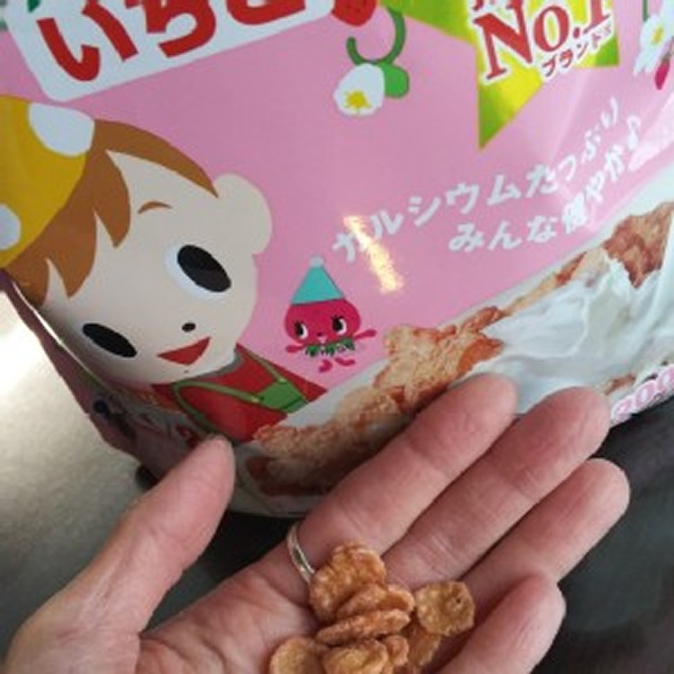 [季節限定] 玉米片 草莓蛋糕口味：190g