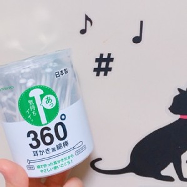 日本360度菇菇棉花棒