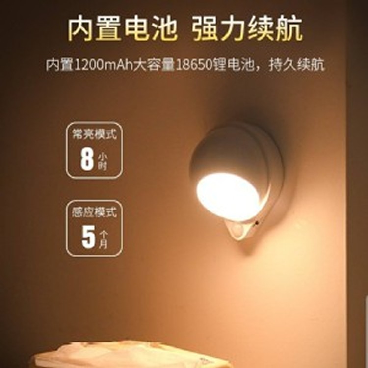 360度智能人體感應燈(白光)