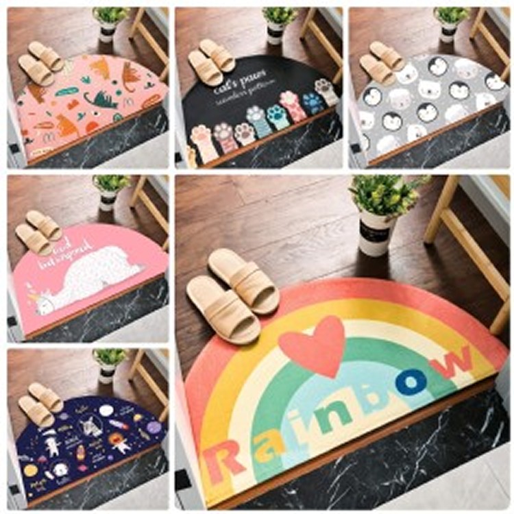 半圓型門口地墊兩個一組