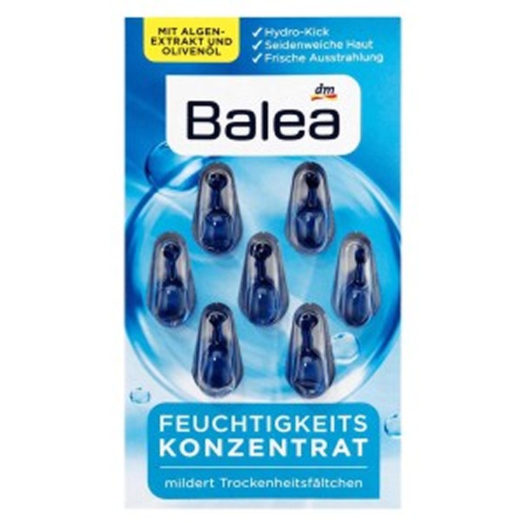 德國正品Balea 精華素膠囊藍色7粒裝三卡一組