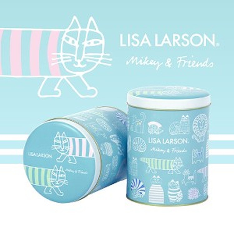 LisaLarson湖水藍罐爆米花