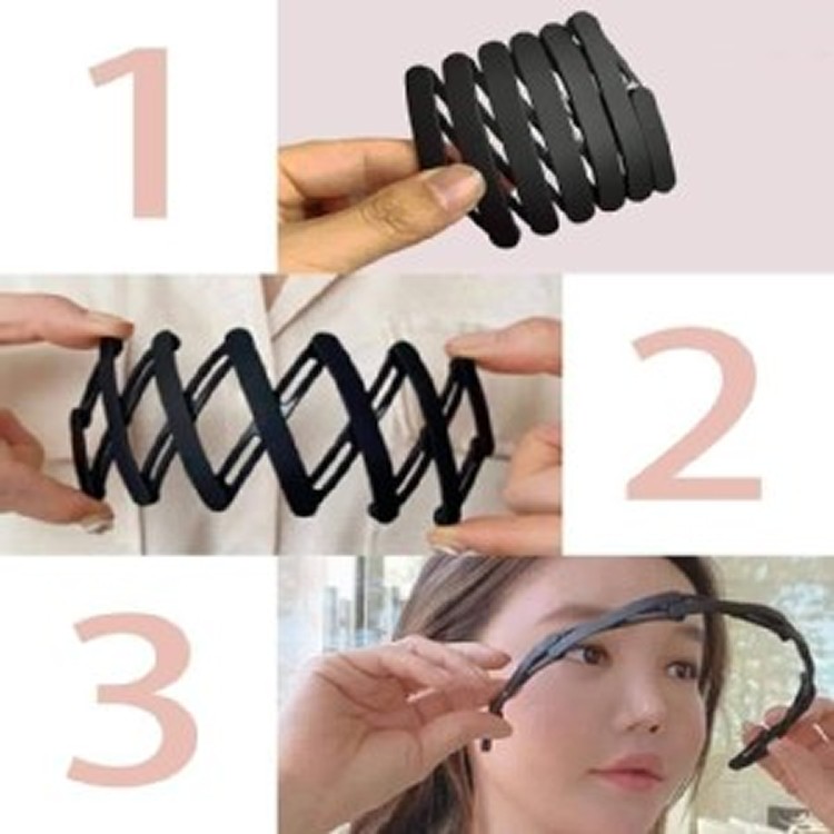 ❤懶人摺疊髮箍2入一組