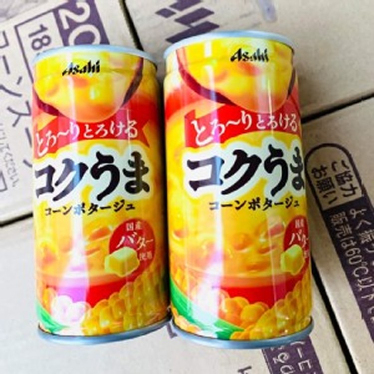 ASAHI 奶油玉米濃湯即時瓶/185g*5