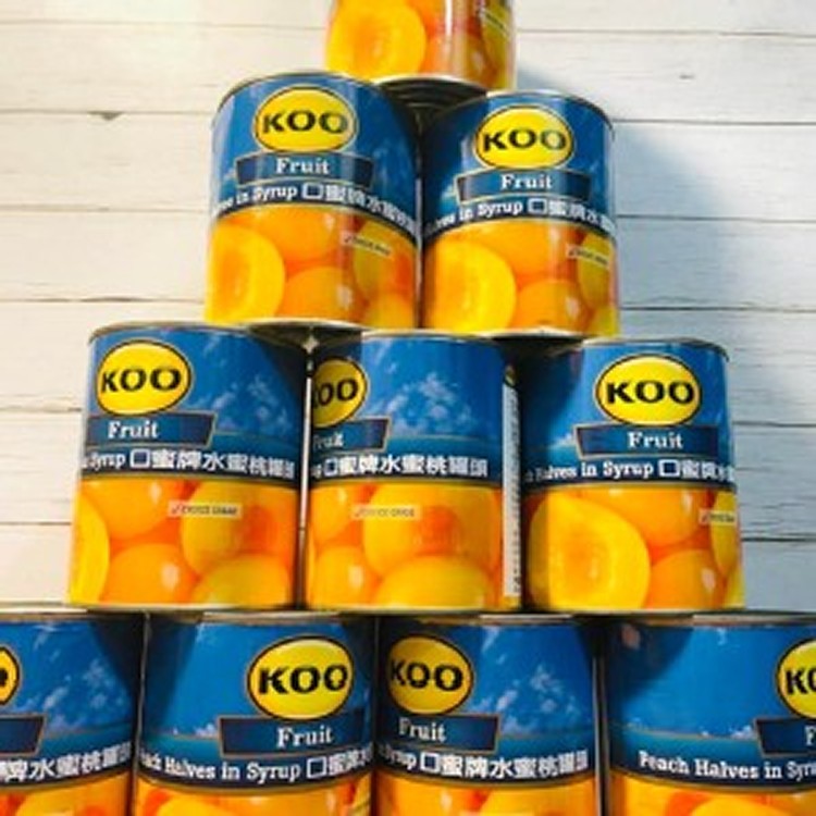 KOO水蜜桃罐頭