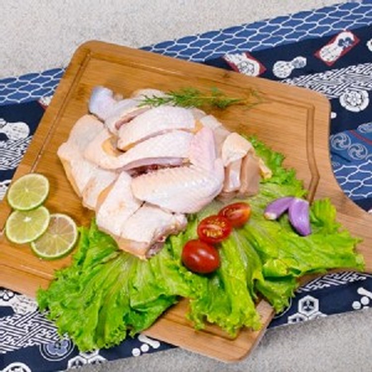 放山花羽土雞半隻切塊（公雞）