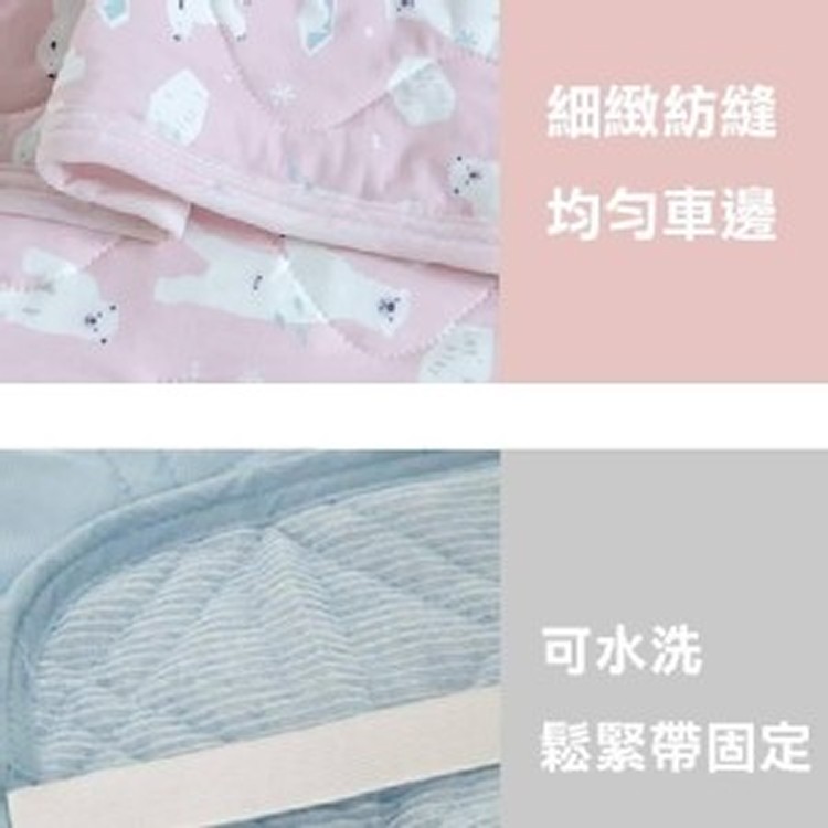 日本外單北極熊夏日保潔枕巾❤️藍二入