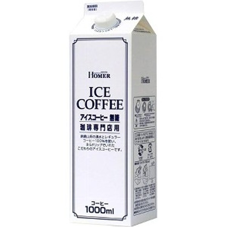 日本HOMER冰咖啡1000ml