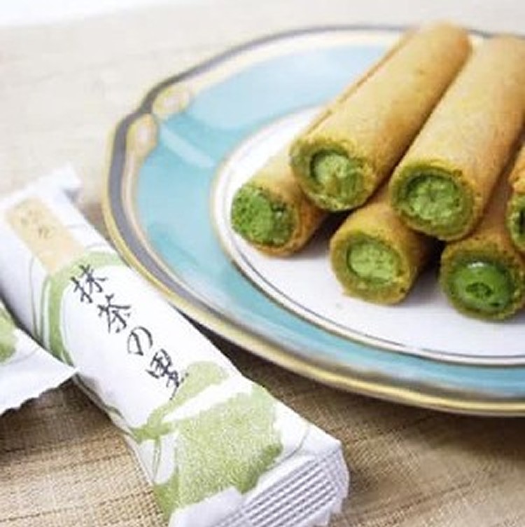 宇治山政小山園抹茶捲心酥