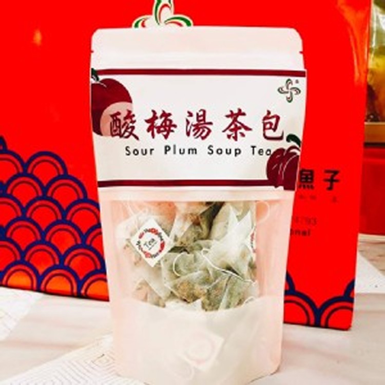 高雄40年老舖-酸梅湯三角立體茶包/10包入