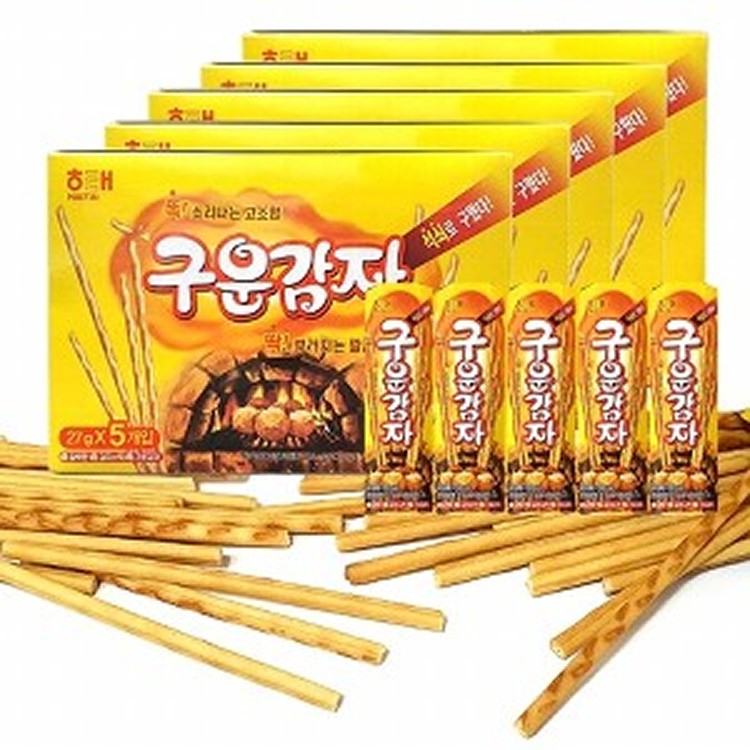 正韓🇰🇷韓國HAITAI海太烘焙馬鈴薯棒🌈24g X 5小盒組