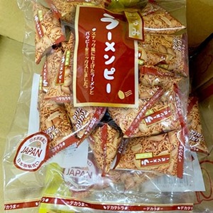 日本🇯🇵橫井 大包裝 三角包花生點心麵