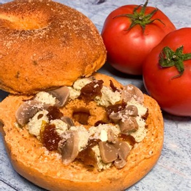 青乳醬佐油封番茄