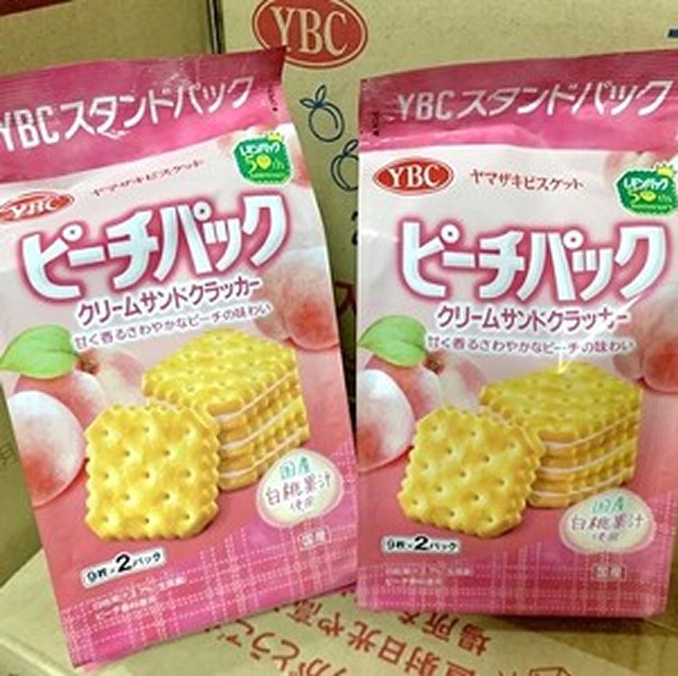 日本🇯🇵YBC桃子夾心餅乾