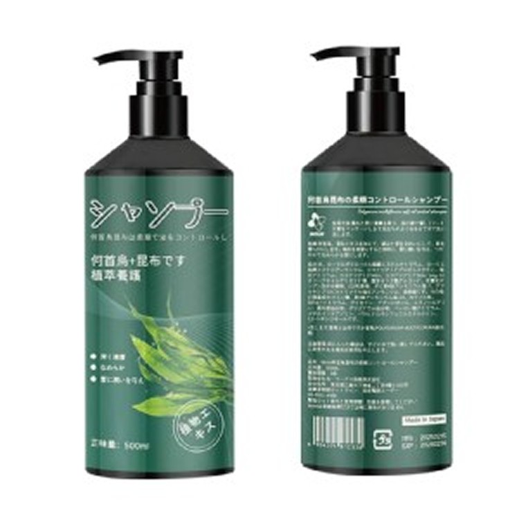 🧴日本Moln 何首烏昆布柔順控油洗髮精 500ml🌿