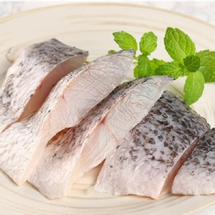 🏆鮮凍金目鱸魚切塊250克