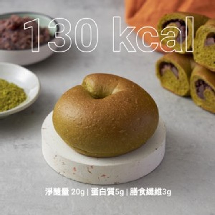 減醣貝果-抹茶紅豆口味 (兩入一組)