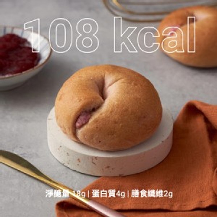 減醣貝果-草莓乳酪口味 (兩入一組)