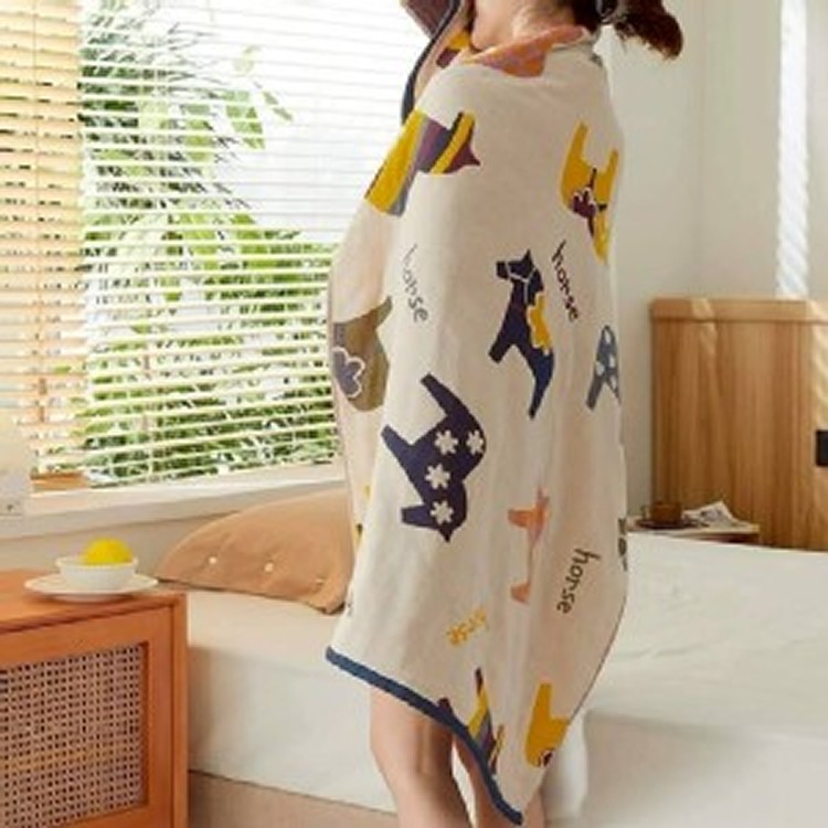 好用許願🛒好吸水島宿眠紗布浴巾♥️