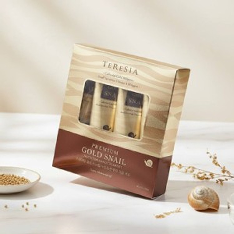 韓國製🇰🇷TERESIA 黃金蝸牛修護護手霜禮盒/80g× 4入
