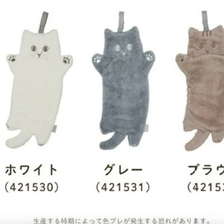 不撞款🏠🐱 日本職人貓咪雙面絨擦手巾♥️