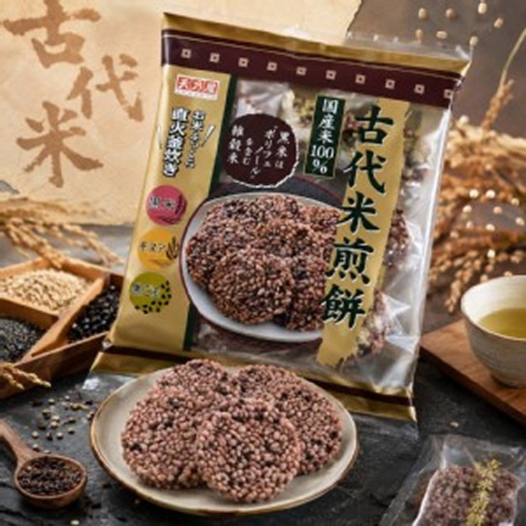 [日本🇯🇵天乃屋 日本國產米100%古代米煎餅/94g]
