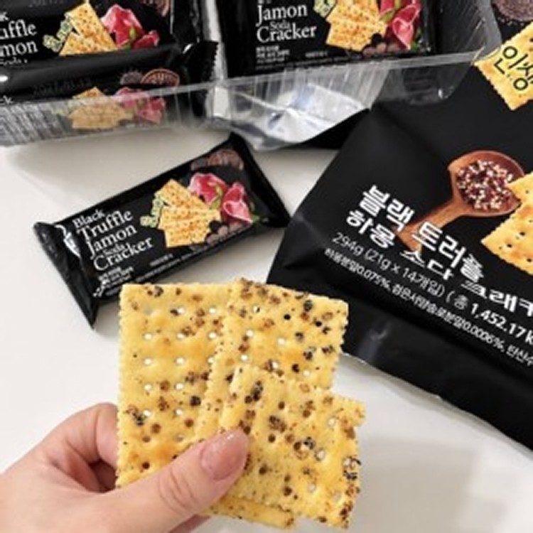 ｜黑松露伊比利火 腿蘇打餅 21g × 14入