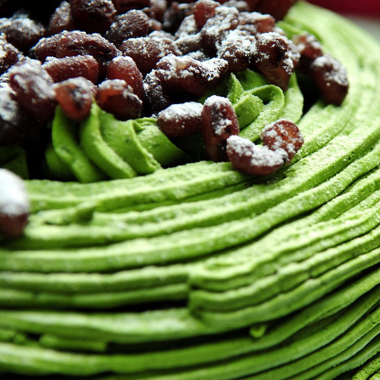 日式抹茶紅豆法式甜點塔-6吋