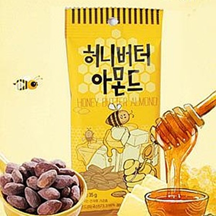 韓國Tome Gilim蜂蜜奶油杏仁果35g