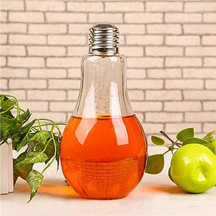 燈泡玻璃瓶300ml-銀