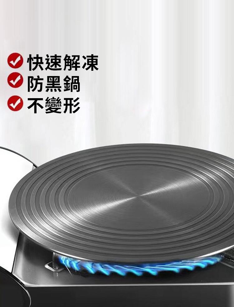 快速解凍，防黑鍋，不變形。