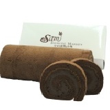 招牌純巧克力瑞士捲 口感滑順,內陷飽滿厚實,香味濃郁,苦中帶甜,喜歡吃苦甜巧克力的朋友絕對不能錯過呦!