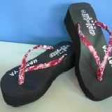 高台女拖-678 紅 特價：$190