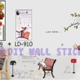 〔LD-1108〕DIY牆貼.時尚組合貼紙.PVC壁貼.裝潢《妤柔優質組合牆貼專賣店》 正確編號LD1209+LD910