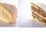 焦糖+香蕉巧克力 合併8吋半圓波士頓派