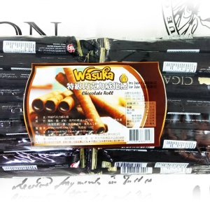 171~印尼~味覺~超人氣~爆漿了~濃郁酥脆 Wasuka CIGARKU巧克力捲心酥 特價：$100