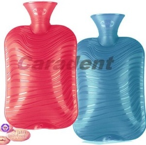 【卡樂登】保固兩年 德國原裝Fashy 幾何波浪紋路 注水式 熱水袋 / 冰水袋