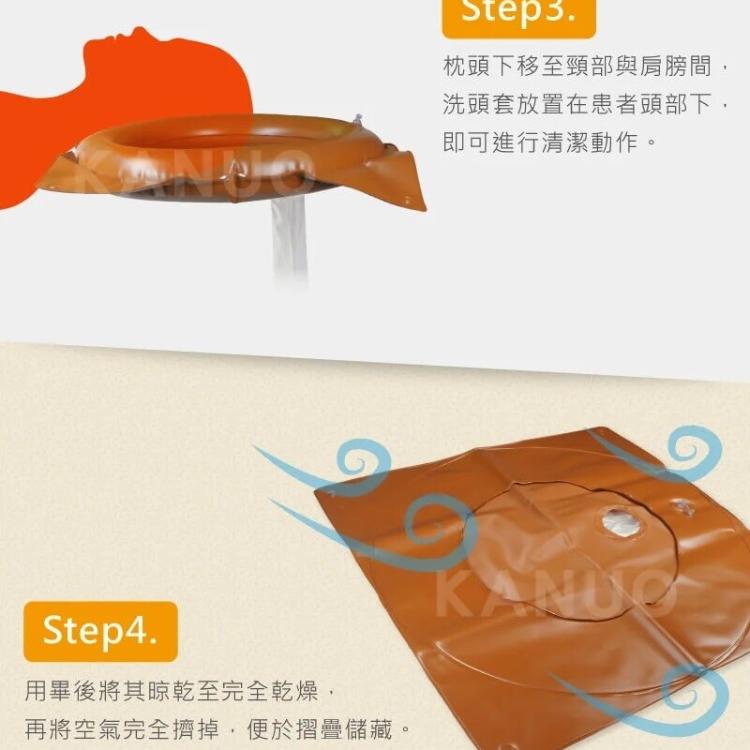 【Goodly 顧得力】軟式洗頭槽 (厚款) 充氣式洗頭槽，贈:打氣筒x1