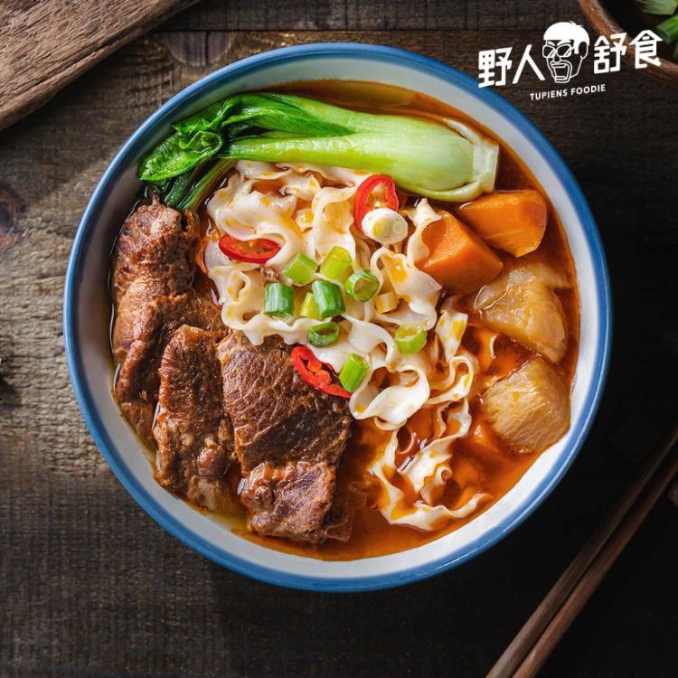 【野人舒食】(常溫)野人紅燒牛肉麵8入(610ml*8)