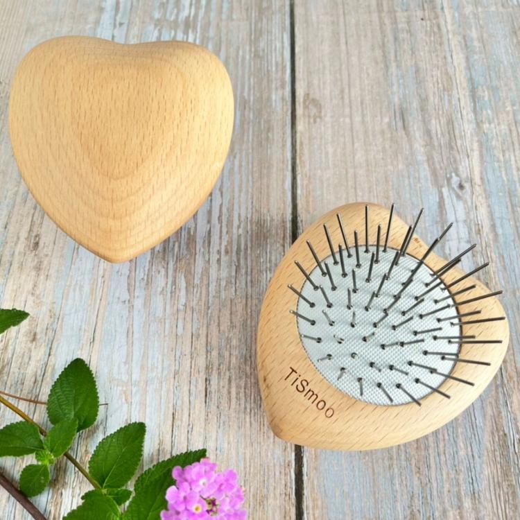 【TiSmoo】純鈦心型髮梳