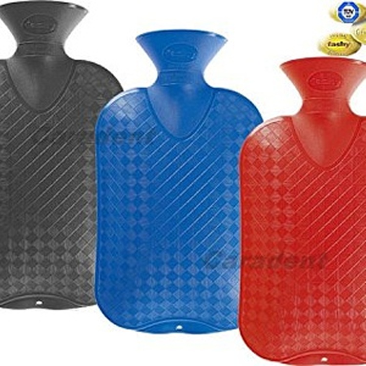 德國原裝Fashy 雙面菱格紋 注水式熱水袋/冰水袋2.0L