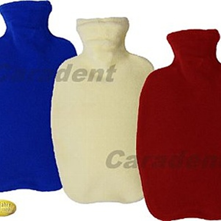 德國原裝 Fashy 3色棉絨素色 注水式橡膠熱水袋/冰水袋