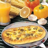 脆餅披薩 【低溫類】【奶素】採用獨家研發之千層酥皮，創新口感、酥脆鬆軟，非一般披薩硬餅皮