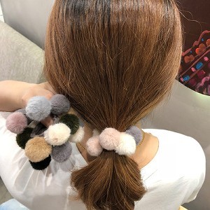 友購好康團購 韓國球球髮飾髮圈 一組2個優惠價