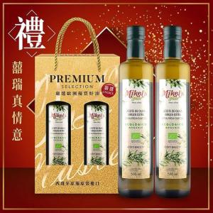 【囍瑞bioes】西班牙歐羅有機第一道冷壓特級初榨橄欖油伴手禮盒(500ml)
